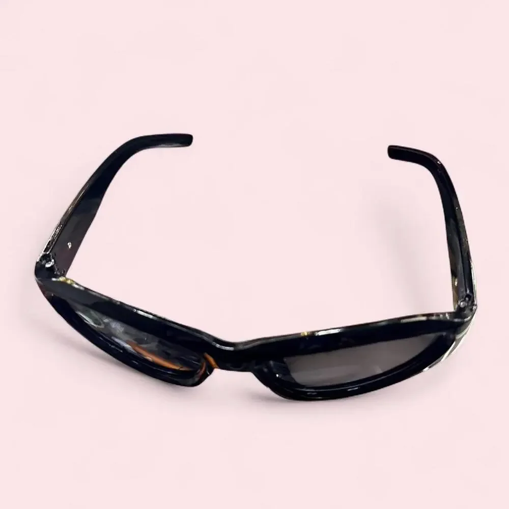 Black frame silver star sunglasses Cybergoth cyberpunk alt rave